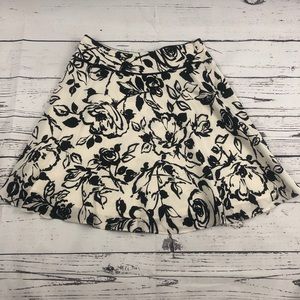 Ann Taylor Black and White Skirt